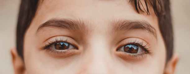 shallow focus photography of human eyes